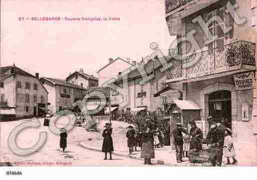 Ville de BELLEGARDESURVALSERINE, carte postale ancienne