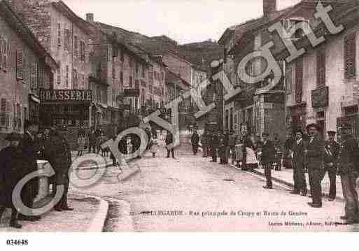 Ville de BELLEGARDESURVALSERINE, carte postale ancienne