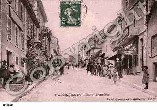 Ville de BELLEGARDESURVALSERINE, carte postale ancienne