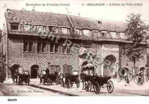 Ville de BESANCON, carte postale ancienne