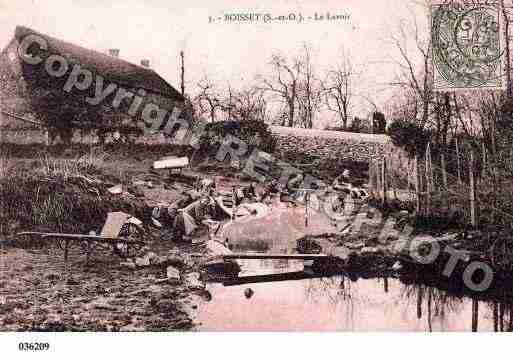 Ville de BOISSETS, carte postale ancienne