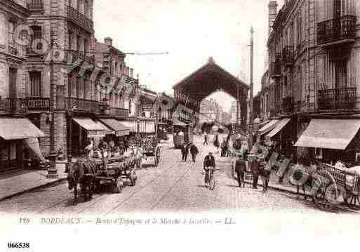 Ville de BORDEAUX, carte postale ancienne