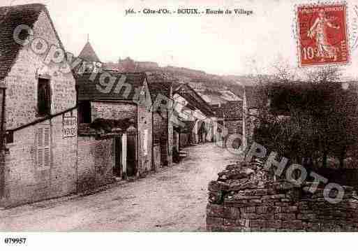 Ville de BOUIX, carte postale ancienne