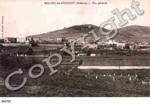 Ville de BOULIEULESANNONAY, carte postale ancienne