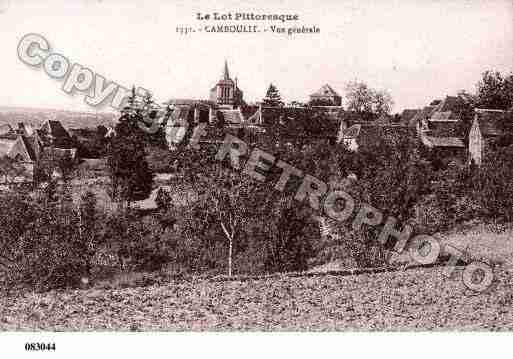 Ville de CAMBOULIT, carte postale ancienne