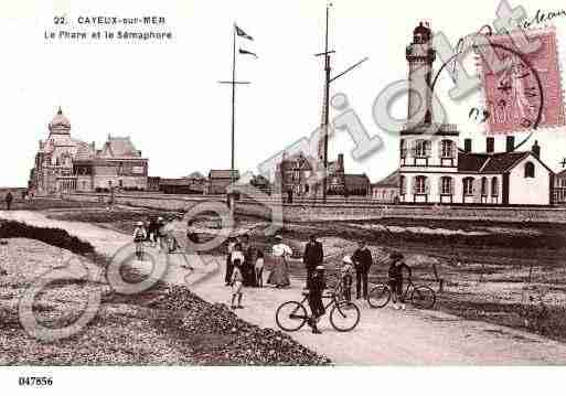 Ville de CAYEUXSURMER, carte postale ancienne