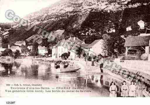 Ville de CHANAZ, carte postale ancienne