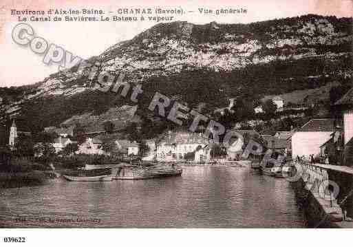 Ville de CHANAZ, carte postale ancienne