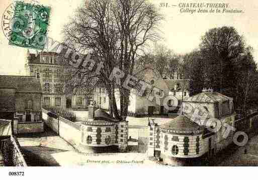 Ville de CHATEAUTHIERRY, carte postale ancienne