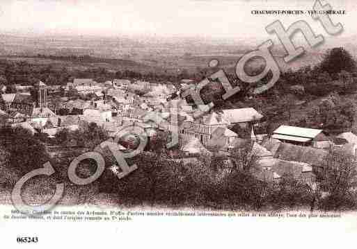 Ville de CHAUMONTPORCIEN, carte postale ancienne