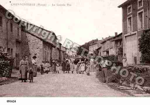 Ville de CHENNEVIERES, carte postale ancienne