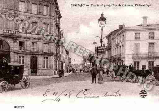 Ville de COGNAC, carte postale ancienne