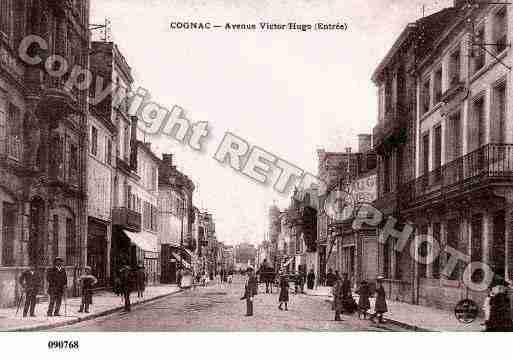 Ville de COGNAC, carte postale ancienne