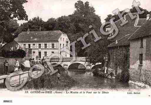 Ville de CONDEENBRIE, carte postale ancienne