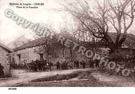 Ville de CORLEE, carte postale ancienne