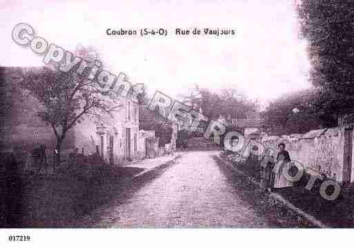 Ville de COUBRON, carte postale ancienne