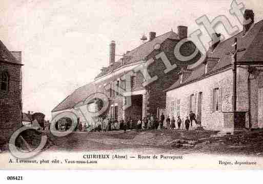 Ville de CUIRIEUX, carte postale ancienne