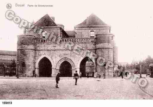 Ville de DOUAI, carte postale ancienne