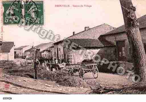 Ville de DROUVILLE, carte postale ancienne