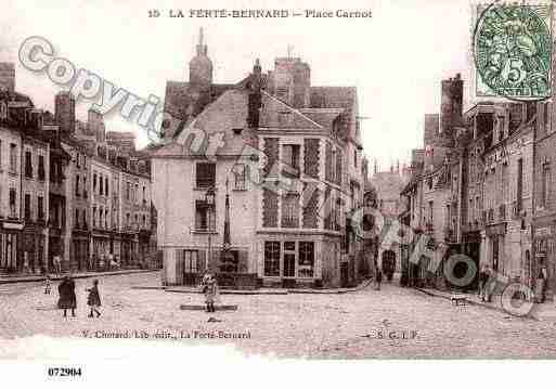 Ville de FERTEBERNARD(LA), carte postale ancienne