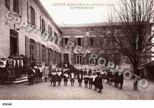 Ville de GENAS, carte postale ancienne