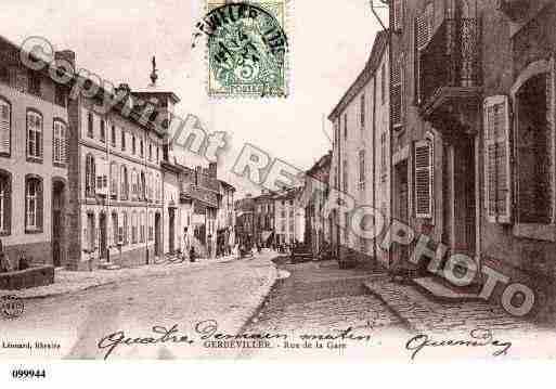 Ville de GERBEVILLER, carte postale ancienne