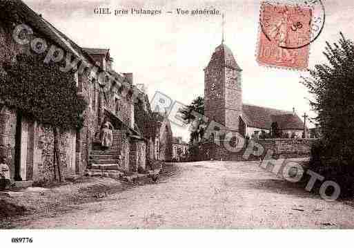 Ville de GIELCOURTEILLES, carte postale ancienne