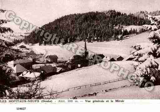 Ville de HOPITAUXNEUFS(LES), carte postale ancienne