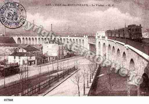 Ville de ISSYLESMOULINEAUX, carte postale ancienne