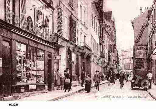 Ville de LAGNYSURMARNE, carte postale ancienne