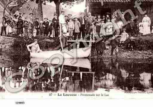 Ville de LALOUVESC, carte postale ancienne