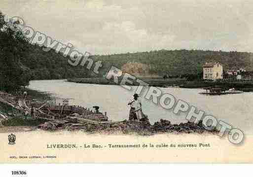 Ville de LIVERDUN, carte postale ancienne