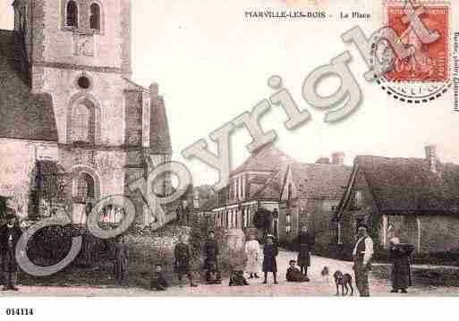 Ville de MARVILLELESBOIS, carte postale ancienne