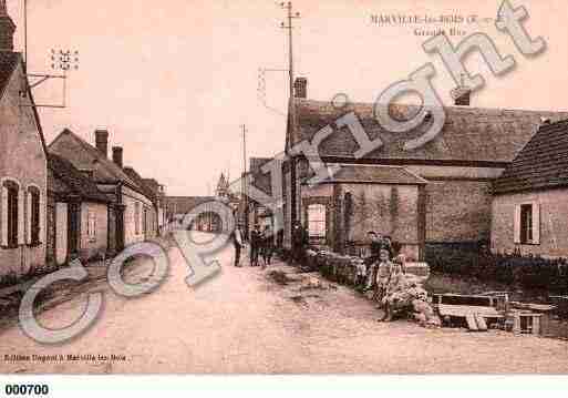 Ville de MARVILLELESBOIS, carte postale ancienne