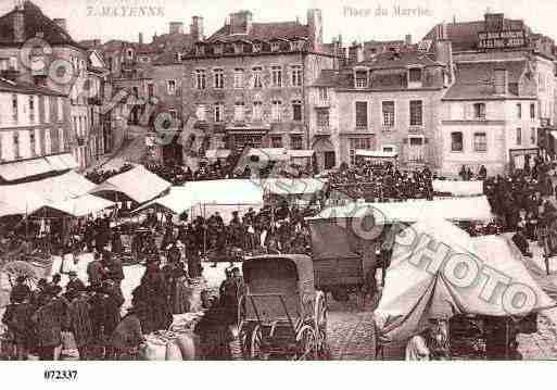 Ville de MAYENNE, carte postale ancienne