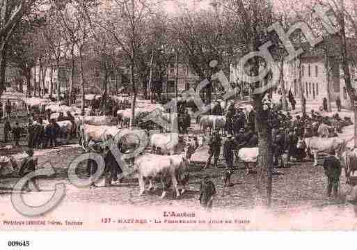 Ville de MAZERES, carte postale ancienne