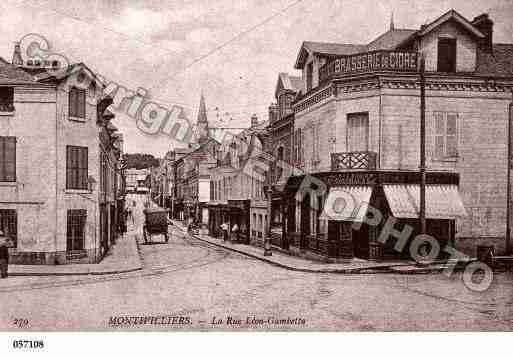 Ville de MONTIVILLIERS, carte postale ancienne