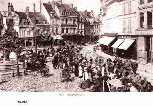 Ville de NOYON, carte postale ancienne