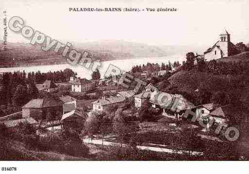 Ville de PALADRU, carte postale ancienne