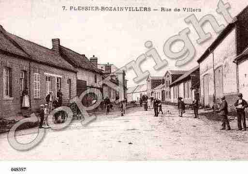 Ville de PLESSIERROZAINVILLERS(LE), carte postale ancienne