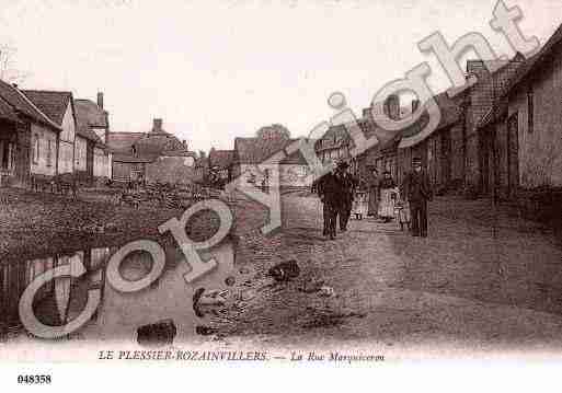 Ville de PLESSIERROZAINVILLERS(LE), carte postale ancienne