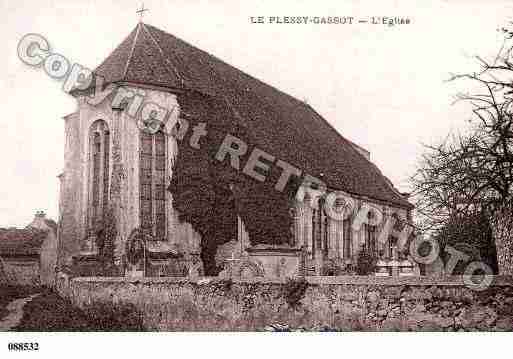 Ville de PLESSISGASSOT(LE), carte postale ancienne