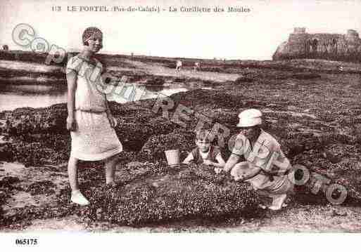 Ville de PORTEL(LE), carte postale ancienne