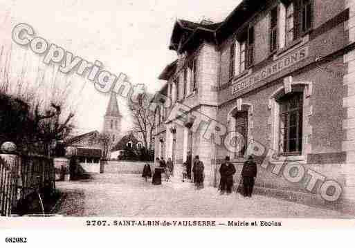 Ville de SAINTALBINDEVAULSERRE, carte postale ancienne