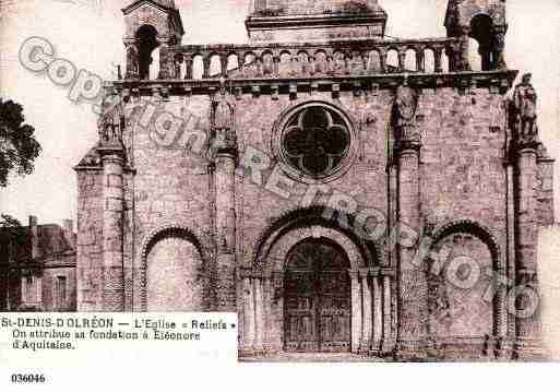 Ville de SAINTDENISD'OLERON, carte postale ancienne