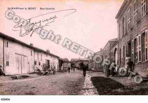 Ville de SAINTMARDSURLEMONT, carte postale ancienne