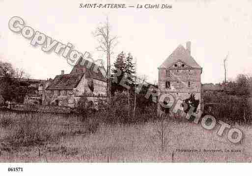 Ville de SAINTPATERNERACAN, carte postale ancienne