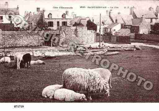 Ville de SAINTSERVAN, carte postale ancienne