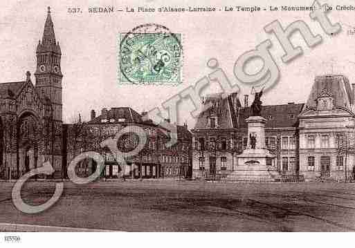 Ville de SEDAN, carte postale ancienne