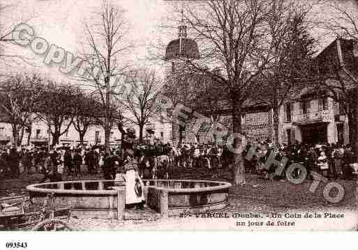 Ville de VERCEL, carte postale ancienne